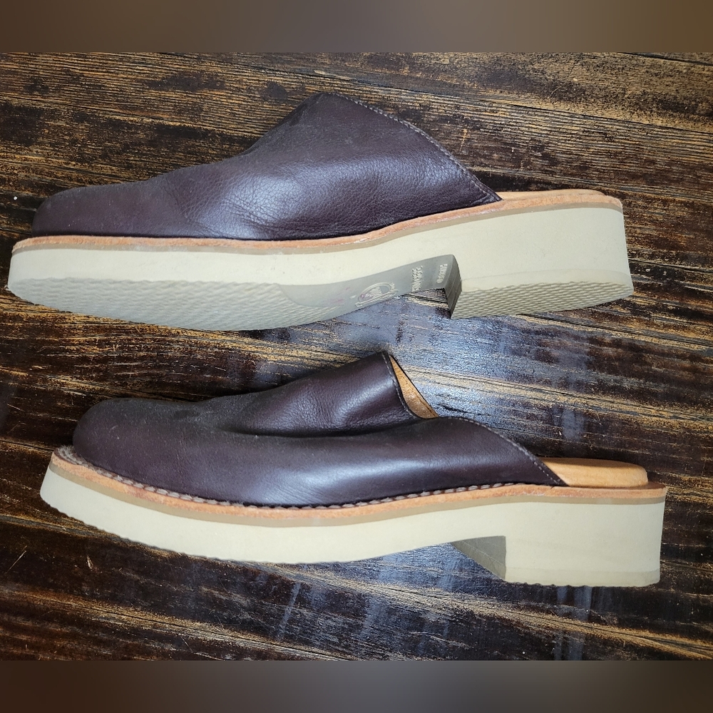 justin vintage leather mules, 8 - Picture 2 of 7